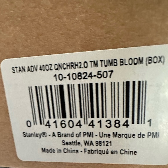 Stanley 40 oz Stainless Steel H2.0 Flowstate Quencher Tumbler Bloom Rare NEW Box - Picture 8 of 8